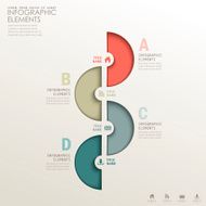 abstract 3d paper infographics N31