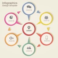Infographic design template Vector illustration N18