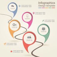 Infographic design template Vector illustration N19