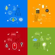 technology sticker infographic N23