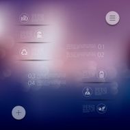 ecology infographic with unfocused background N28