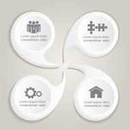 Infographic design template Vector illustration N23