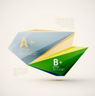Geometric shapes in the air Vector abstract background N346