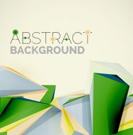 Geometric shapes in the air Vector abstract background N347
