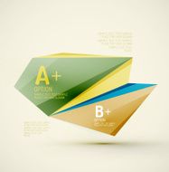 Geometric shapes in the air Vector abstract background N348
