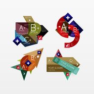 Paper graphics infographic web layouts N74