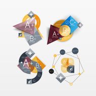 Paper graphics infographic web layouts N77