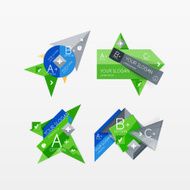 Paper graphics infographic web layouts N91