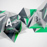 Geometric shapes in the air Vector abstract background N351
