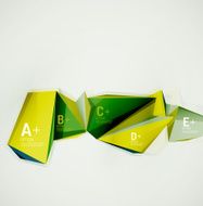 Geometric shapes in the air Vector abstract background N374
