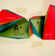 Geometric shapes in the air Vector abstract background N379