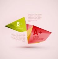 Geometric shapes in the air Vector abstract background N381