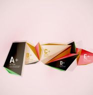 Geometric shapes in the air Vector abstract background N382