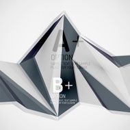 Geometric shapes in the air Vector abstract background N386