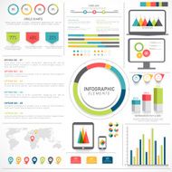 Big set of Business Infographic elements