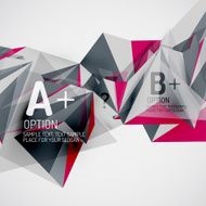 Geometric shapes in the air Vector abstract background N402