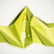Geometric shapes in the air Vector abstract background N403