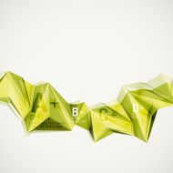 Geometric shapes in the air Vector abstract background N404