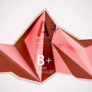 Geometric shapes in the air Vector abstract background N406