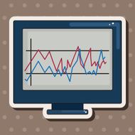 Financial charts theme elements N19