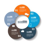Modern Circle Infographics N5