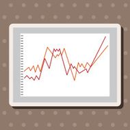 Financial charts theme elements N22