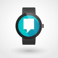 Smart watch icon with a tooltip