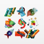 Paper graphics infographic web layouts N130