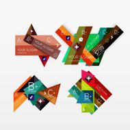 Paper graphics infographic web layouts N131