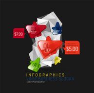 Vector fresh business abstract infographic N78