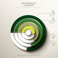 abstract 3d pie chart infographics N2