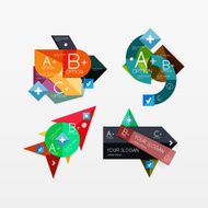 Paper graphics infographic web layouts N134