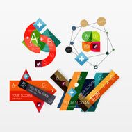 Paper graphics infographic web layouts N135