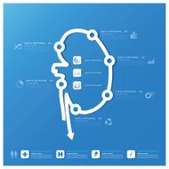 Kidney Shape Business And Medical Infographic Design Template N2
