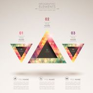 abstract pyramid infographics N3