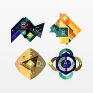 Paper graphics infographic web layouts N138