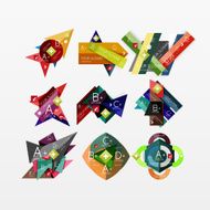 Paper graphics infographic web layouts N140