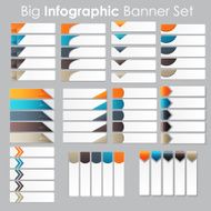 Big Set of Infographic Banner Templates for Your Business Vector N9