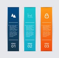 Vector colorful info graphics for your business presentations N172