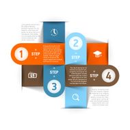 Modern business infographics template N4