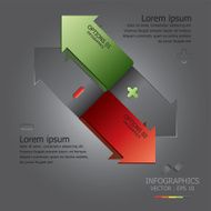 Modern Arrow Infographics Design Template