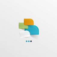 Modern abstract geometric info banner N235