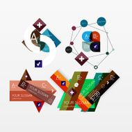 Paper graphics infographic web layouts N145