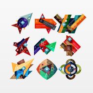 Paper graphics infographic web layouts N146