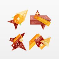 Paper graphics infographic web layouts N148