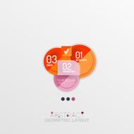 Modern abstract geometric info banner N247