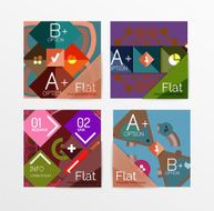Set of abstract geometric shapes with options N132