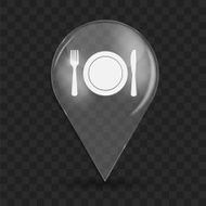 Food and Drink Glossy Icon Vector Illustration N3