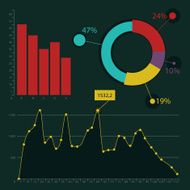 Flat design infographic