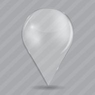 Glass Drop Frame on Abstract Background Vector Illustration N5